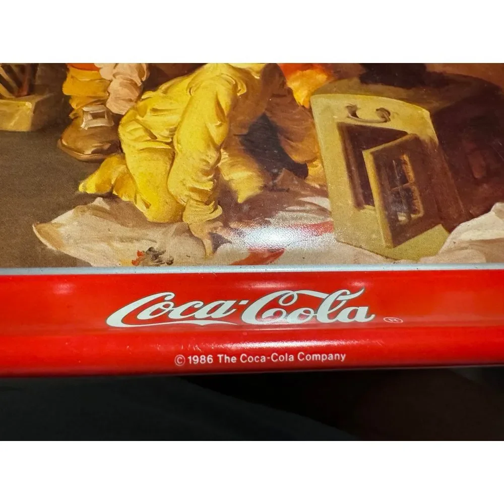 1986 Coca-Cola Christmas tray‎